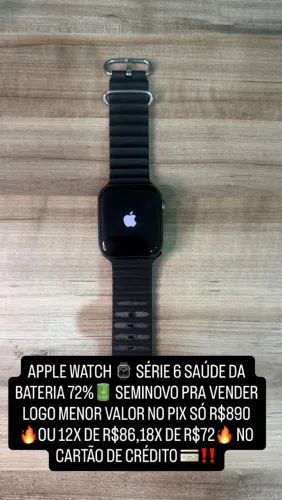 Apple Watch série 6 45 mm seminovo