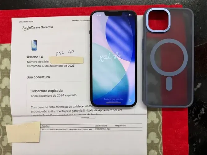 iPhone 14 - 256Gb - sem riscos - perfeito