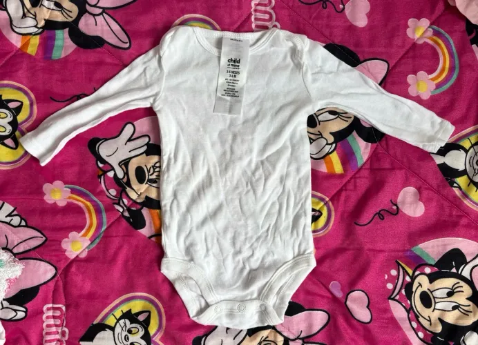 Carter?s body - 3 - 6 meses - branco