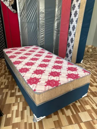 Cama box solteiro nova 12 cm de espuma valor 280$ Entrega grátis