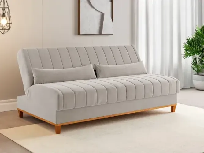 Novo! Sofá Cama Duna Marfim 