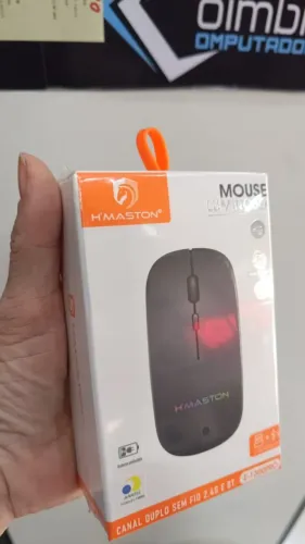 Mouse Bluetooth Rgb Sem Fio Recarregável H'maston E-1300 Pro Loja Coimbra Computadores 