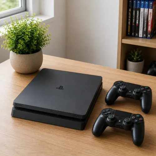 Ps4 Slim com 2 Controles