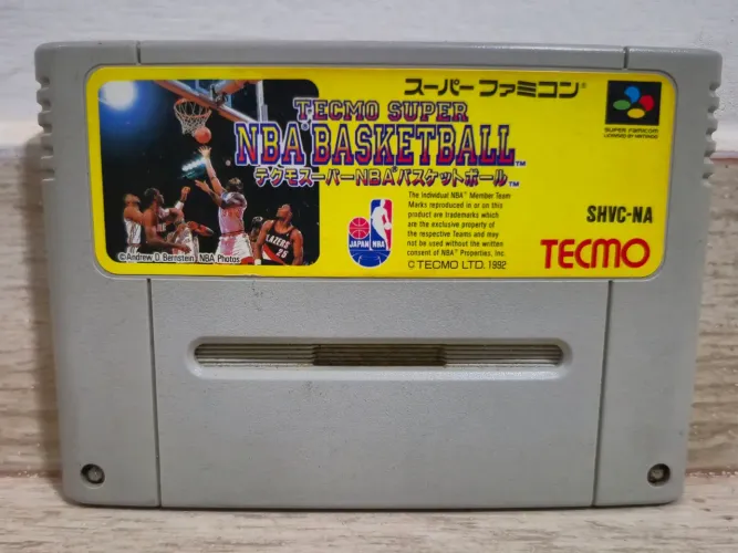 Super NBA Basketball para o console Super Famicom japonês