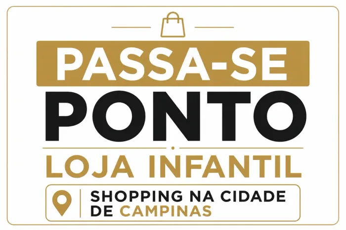 Passo Ponto Loja Infantil SHOPPING em Campinas FATURANDO 