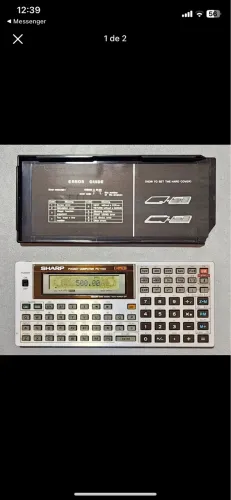 Sharp PC-1402 Pocket Computer - Computador de Bolso Vintage