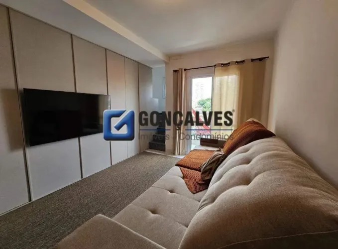 Apartamento Duplex no Campestre, Santo André  2 Dorms, Mobiliado, com Piscina