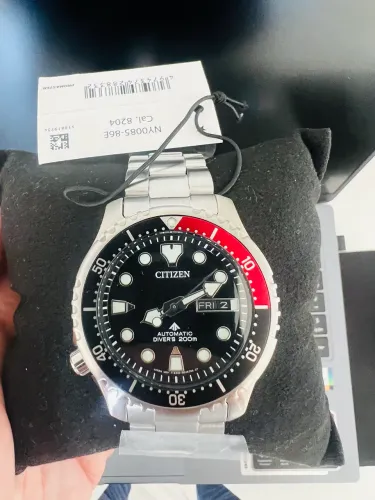 Relógio Citizen Promaster Marine Automático "Coke" - NY0085-86E (Diver's 200m)