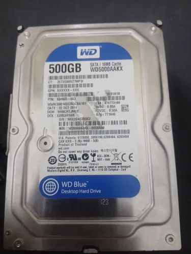 HD disco rígido WD Blue 500GB