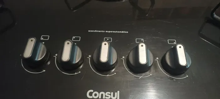Fogão Coktop Consul 5 bocas quadrichama