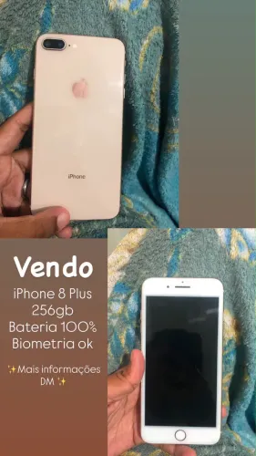 8 Plus 256 GB Gold rose