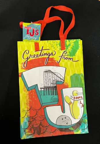 Ecobag Trader Joe?s em Ráfia