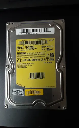 HD 1 Terabyte (1TB) Samsung 3.5" SATA - 100% Saudável (Testado)