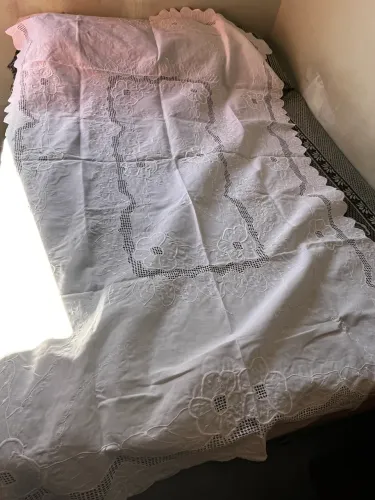 Colcha de cama feita a mão do Ceará