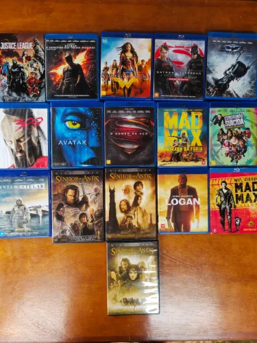 DVDS de filmes em ótimo estado para colecionador