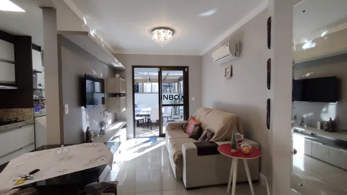APARTAMENTO MOBILIADO COM TERRAÇO DE UM QUARTO NO BAIRRO PROGRESSO
