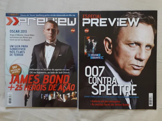 007 James Bond - Revista e Pôster Gigante Preview Especial 