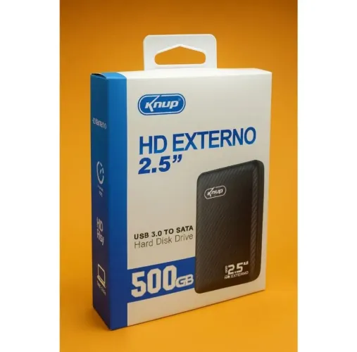 Hd Externo Slim Portátil 500gb Usb 3.0 2,5 KP-HD810 - Knup