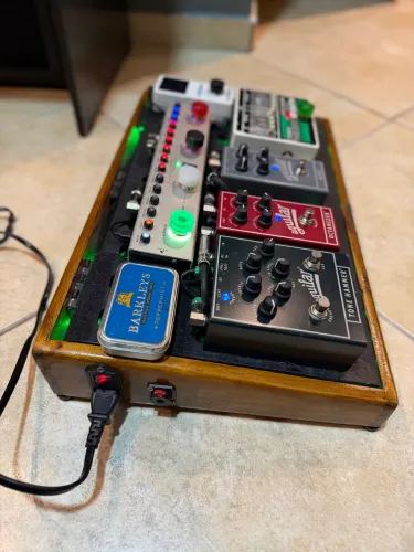 Pedalboard Pedais baixo Completo