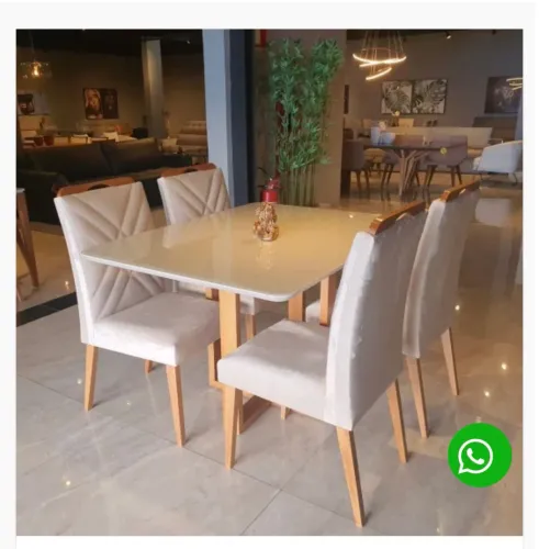 Mesa de Jantar 4 lugares Larshopping