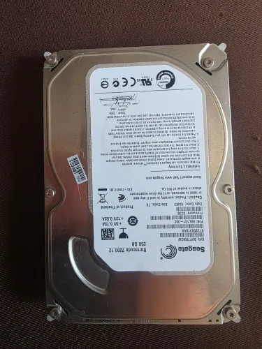 Hd 250gb seagate funcionando perfeitamente 