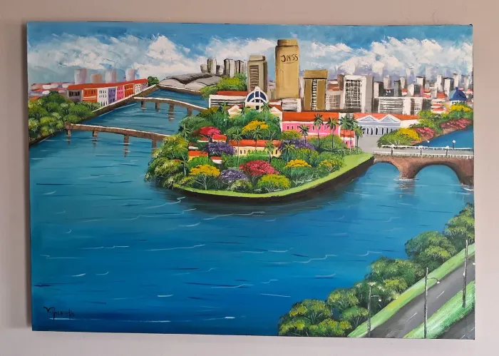 Quadros pintura a mão 100% pintura