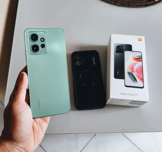 Redmi note 12 verde com caixa