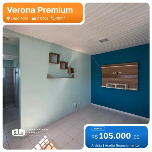 Verona Premium - 2 Quartos - Lago Azul