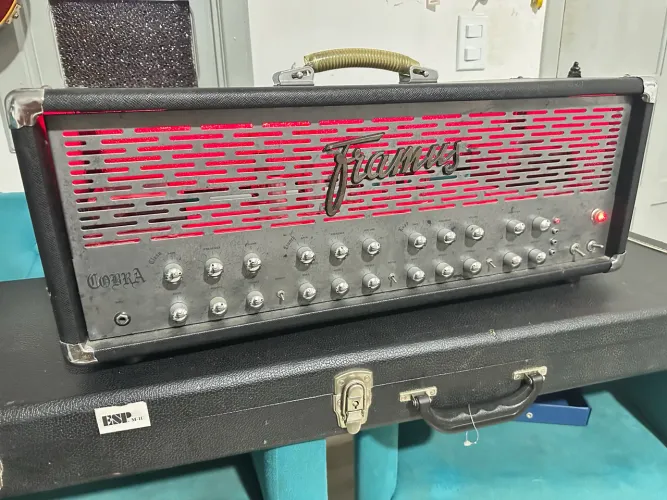 Amplificador para guitarra framus cobra 100w valvulado ñ engl made in germany