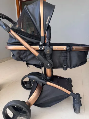 Carrinho Galzerano 360° Dzieco Vulkan 3 em 1 + Bebê conforto e Base automotiva 