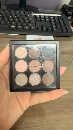 paleta mac 9 sombras - dusky rose times nine