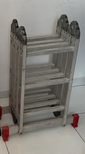 escada multifuncional aluminio 4 metros