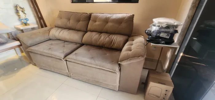 Sofá retratil 2.10 largura