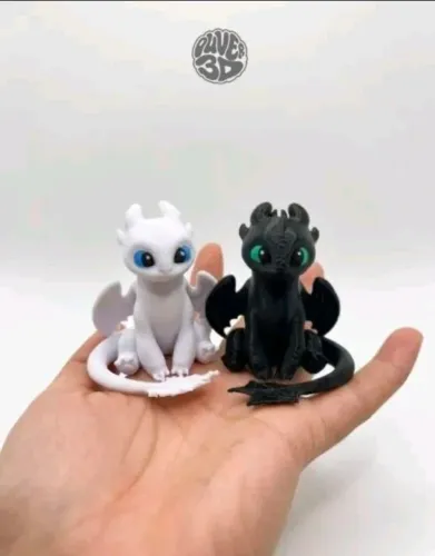 Estatueta Dragões decoração - Casal Dragões