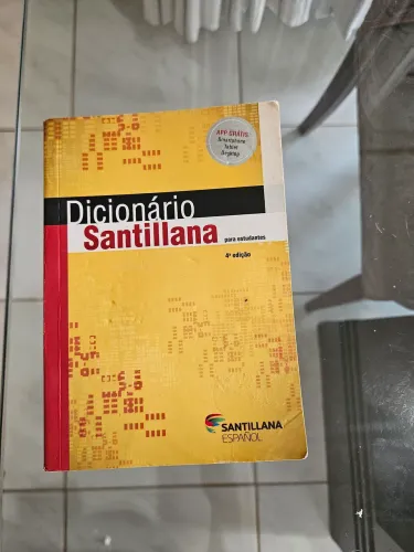 Dicionário Santillana Espanhol para estudantes 4ª edição Seminovo