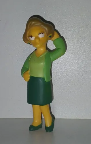 BONECA MINIATURA OS SIMPSONS EDNA KRABAPPEL