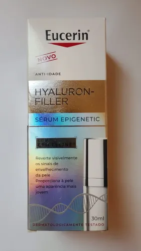 sérum facial eucerin hyaluron filler epigenetic anti-idade 30ml novo sem uso