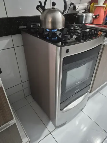 Fogão tampa de vidro consul