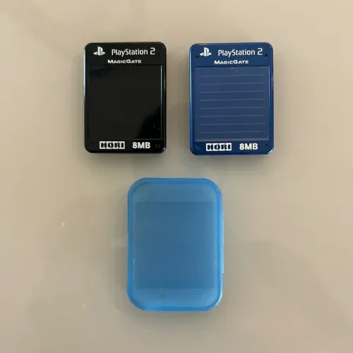 Kit 2 Memory card PS2 original hori