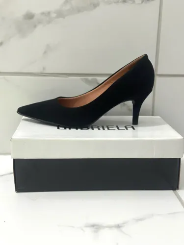 scarpin preto fosco
