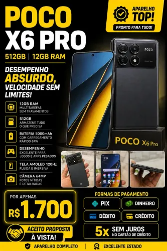 POCO C6 Pro - 512GB | 12GB RAM