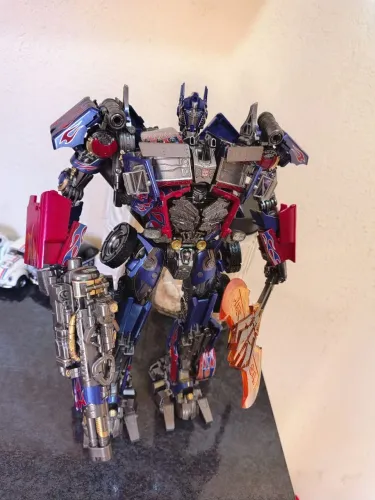 Transformers Black mamba ls03f Optimus prime+ kit upgrade ler descrição