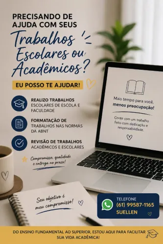 Trabalhos Acadêmicos e Escolares | ABNT | Revisão | A partir de R$ 20,00