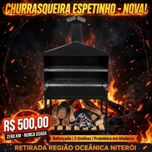 Churrasqueira para Espetinhos ( Nova )