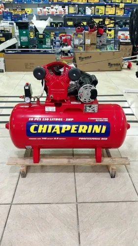 Compressor de ar Chiaperini 110L 140Libras 2hp - Novo/Loja