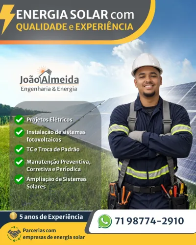 ELETROTÉCNICO PROJETISTA - ENERGIA SOLAR
