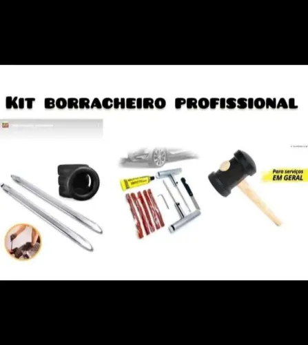 Kit borracharia. Kit remendo espátula e marreta. Entrega grátis 