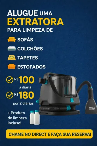 Aluguel Extratora de sujeira 