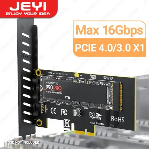 Adaptador para M2 NVME Pci-e X1, Novo 