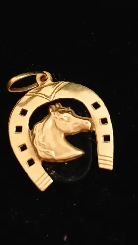 Pingente Ferradura de Ouro  750/18k